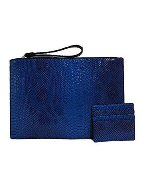 Women Clutches Fashion Snakeskin VeganLeather Party Envelope Purse Bag with Hand